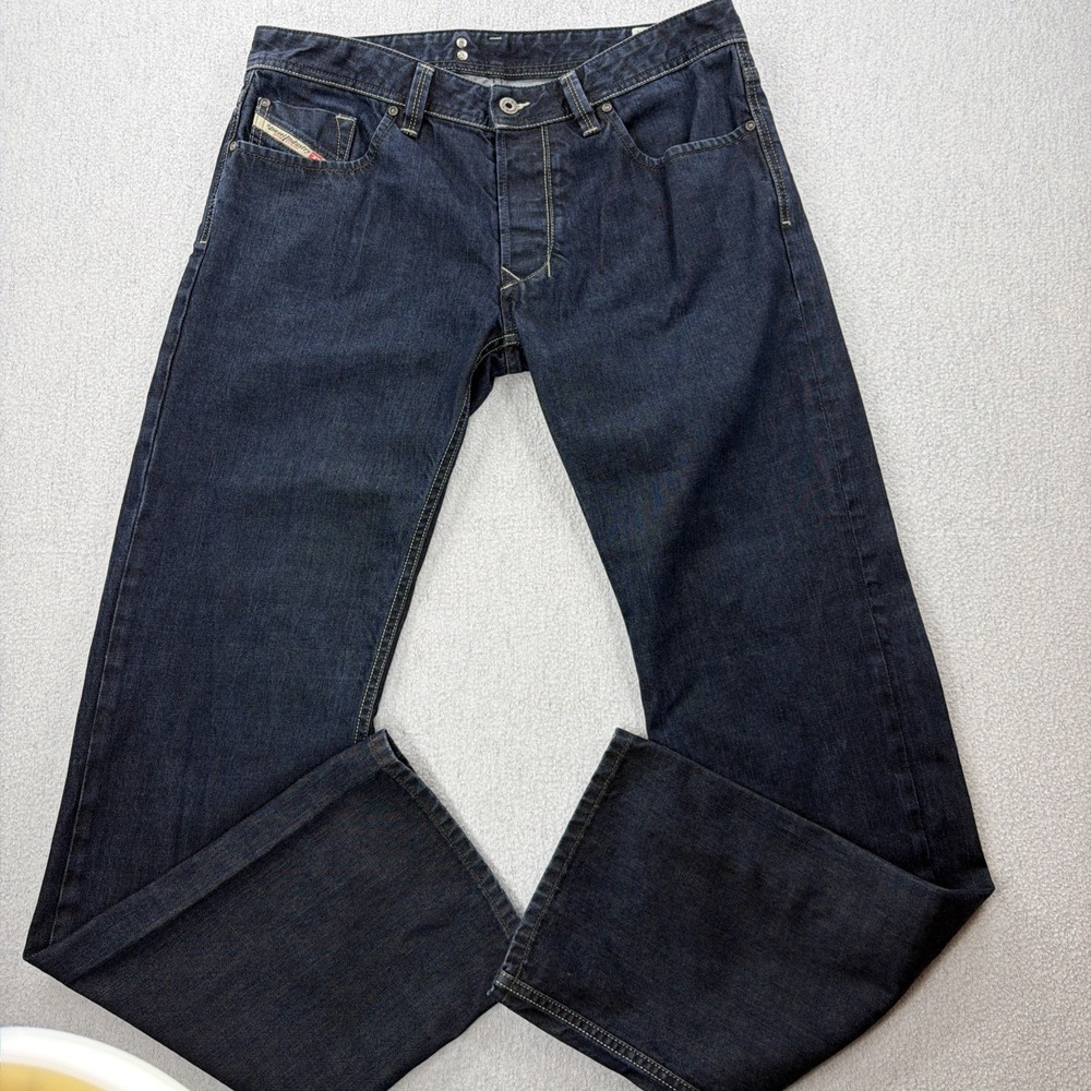 DIESEL 2015 Archive Larkee 88Z Premium Selvedge Straight Leg Indigo Wash Jeans